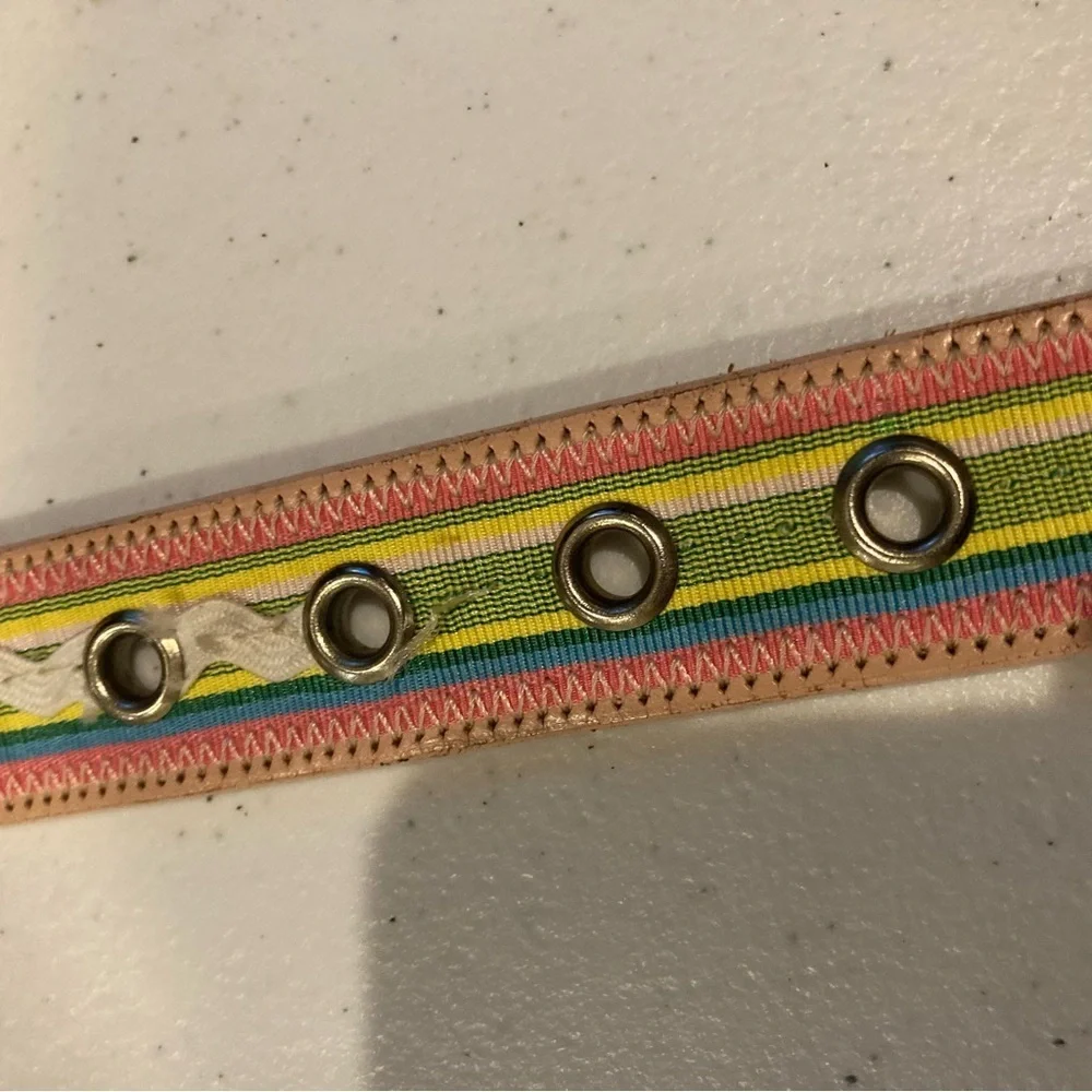 Ladies Vintage Pink 80’s Izod Belt